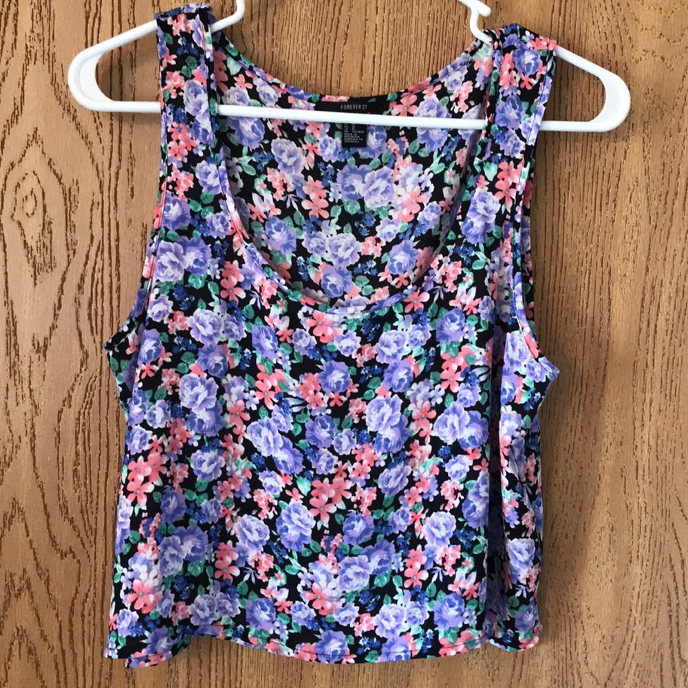 Forever21 floral tank